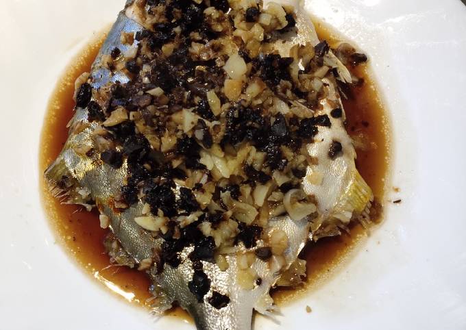 Recipe of Homemade Pompano in Salted Black Bean