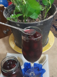 عکسی از دستور کمپوت گیلاس دلبر من