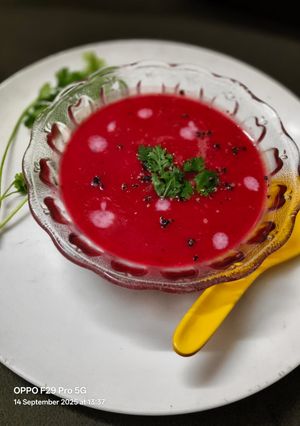 A picture of Vegetable soup.