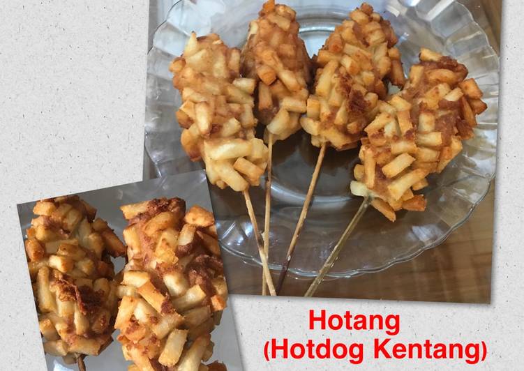 Resep Hotang (Hotdog Kentang) Anti Gagal