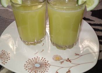 Easiest Way to Recipe Perfect Lemon and Cucumber Juice