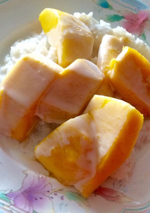 Hình của món Xôi Xoài.