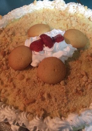 A picture of Banana Pudding Cake.