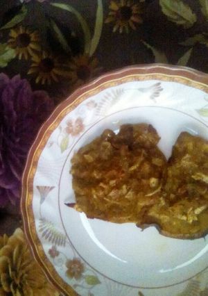 صورة لوصفة صينية باذنجان وبصل