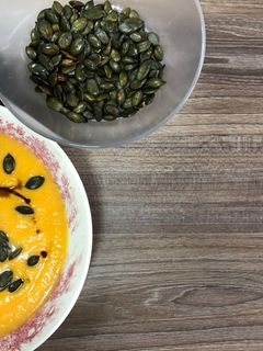 Sütőtök krémleves recept fotója