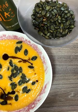 Sütőtök krémleves recept fotója