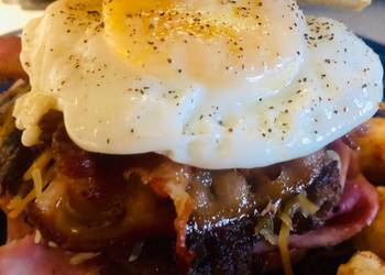 Popular Cuisine Fully Loaded Breakfast Sandwich Delicious Perfect Popular Cuisine Fully Loaded Breakfast Sandwich Delicious Perfect