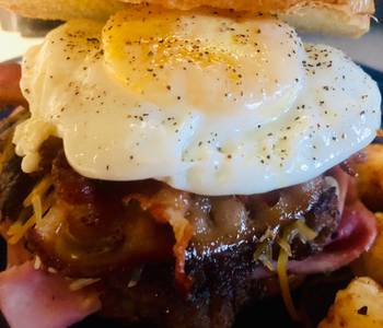 Fast Cooking Methods Fully Loaded Breakfast Sandwich Restaurant Style