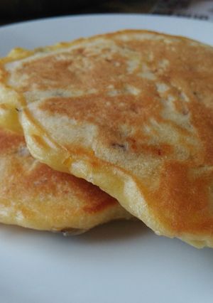 Kukoricás-kolbászos amerikai palacsinta recept fotója