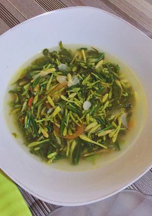 Foto resep Tumis Pakis Bunga pepaya