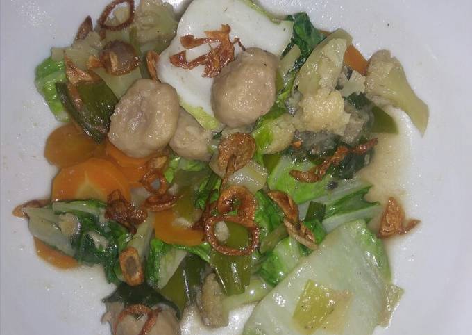 Resep Tumis Sawi Putih Bakso Wortel Oleh Sutirah 1901 Cookpad