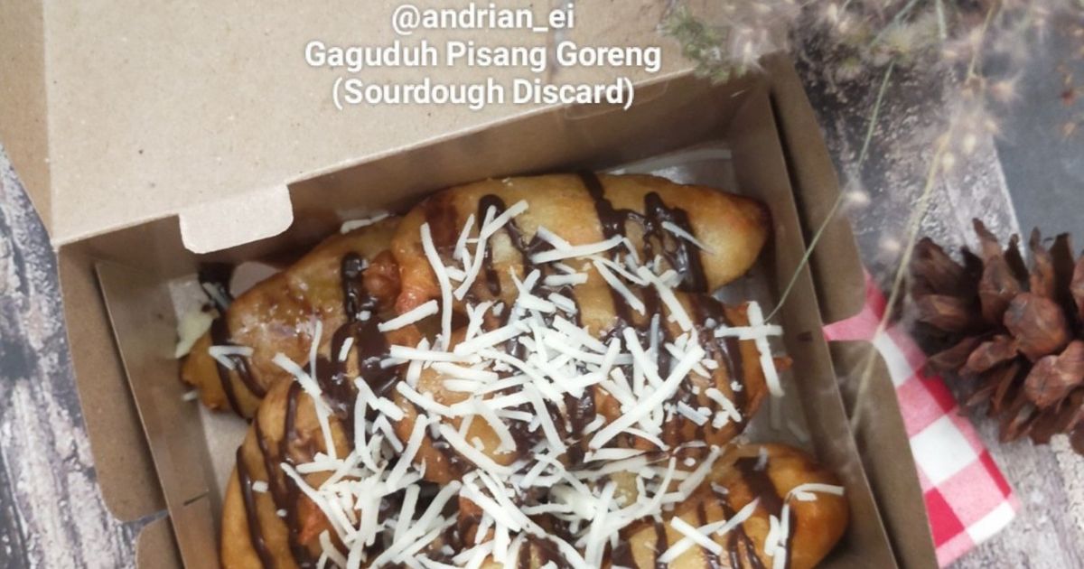 Gagaduh Pisang Goreng (Sourdough Discard)