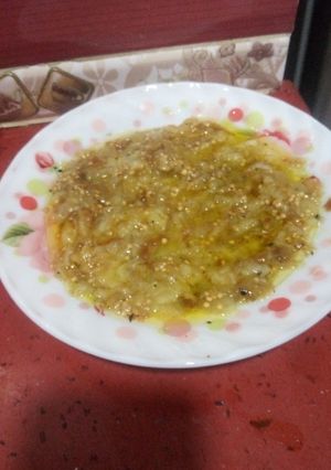 صورة لوصفة باذنجان مشوي