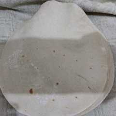 A picture of Kebab wrap (kulit Kebab).