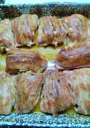 Szilveszterre töltött szűz pecsenye sajt és aszalt szilvával !😊🍽️😋🎉 recept fotója
