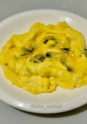 Foto resep Omelette Jamur