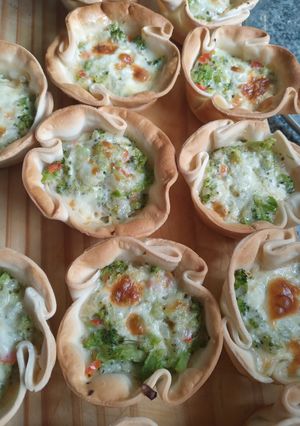 Una foto de Canastitas de brócoli saludable🤤