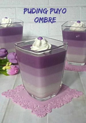 Foto resep Puding Puyo Ombre