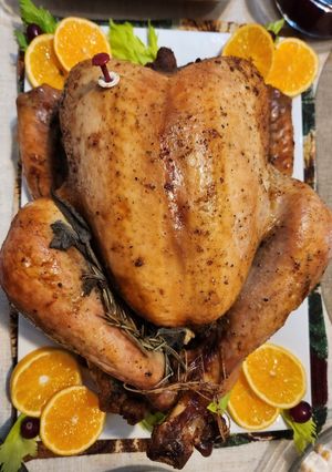 Foto resep Thanksgiving Turkey beserta 6 Makanan Pendamping