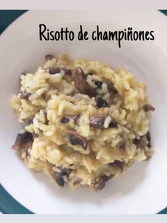 Una foto de Risotto de champiñones
