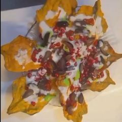 Palak patta chaat A picture of Palak patta chaat.