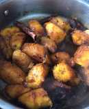 Plátanos al caldero (dulce de plátanos maduro)