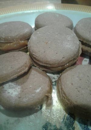 Una foto de Galletas de chocolate fáciles y rápidas 🍘🍫😍