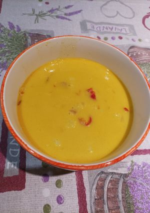 Foto di Zuppa di cavolfiore piccante