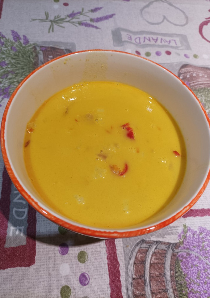 Foto di Zuppa di cavolfiore piccante