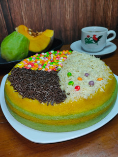 Foto resep 129. Cake Layer Labu Siyam Dan Labu Kuning