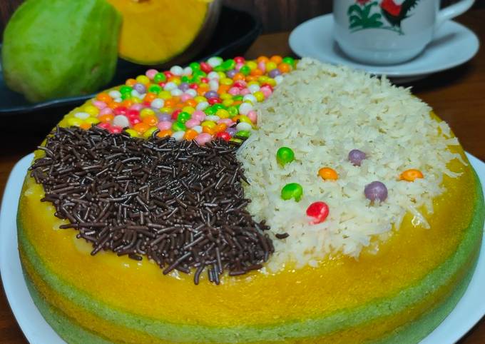 Bagaimana Membuat 129. Cake Layer Labu Siyam Dan Labu Kuning, Bikin Ngiler