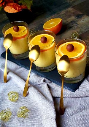 Une photo de La mousse à l'orange