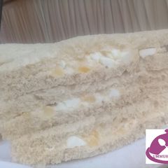 A picture of Potato egg sandwich.