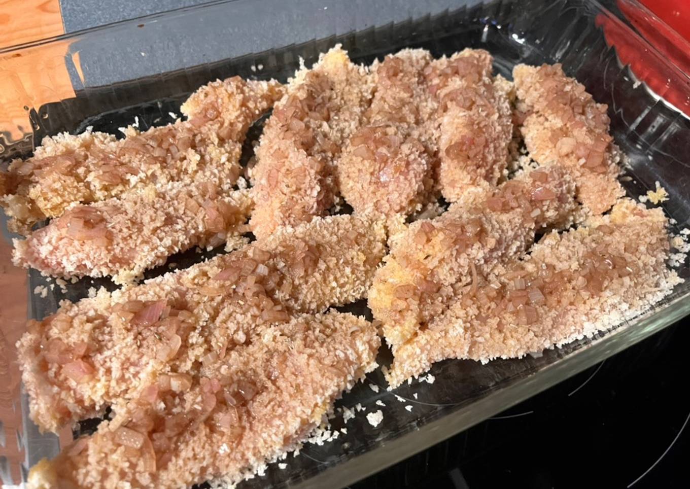 Balsamic, Panko topped Baked Chicken