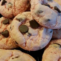 Strawberry Chocolate Chip Cookies A picture of Strawberry Chocolate Chip Cookies.