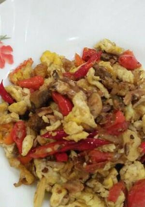 Foto resep Orak arik telur peda