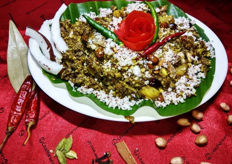 Steps to Prepare Super Quick Homemade Banana blossom curry