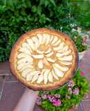 Crostata alle pere vegana e senza lattosio