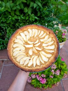 Foto di Crostata alle pere vegana e senza lattosio