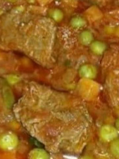 صورة لوصفة طاجن لحمة بالخضار