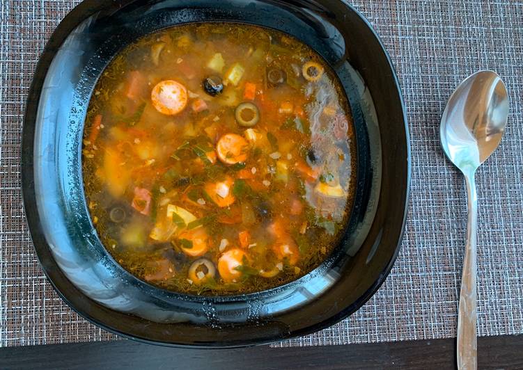 Recipe: Perfect Суп сборная солянка