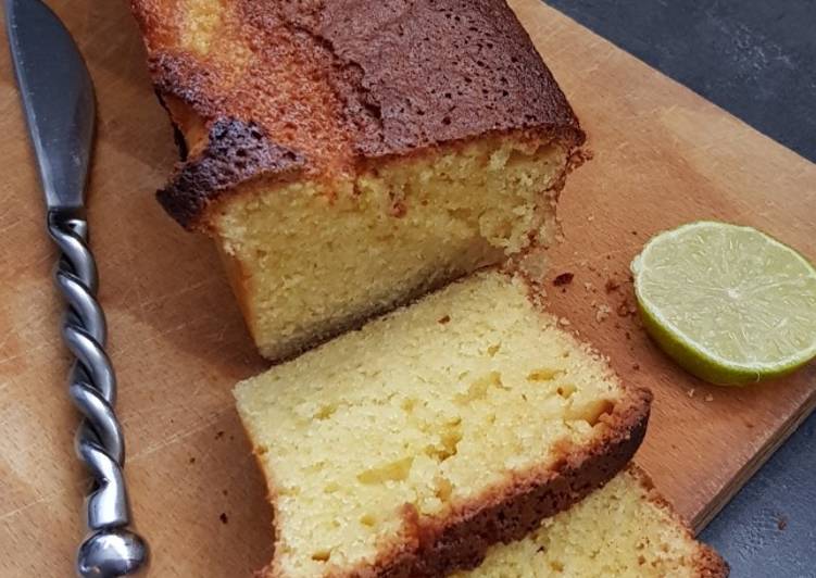 Cake au citron vert (au thermomix)