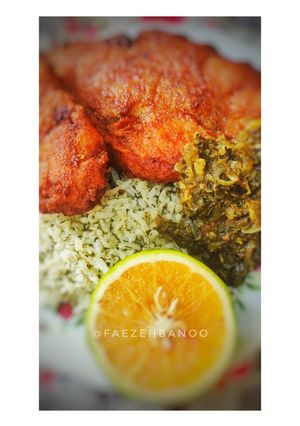 عکسی از دستور قلیه ماهی لذیذ🤤🐟