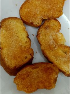 Hình của món Bánh mì bơ đường.