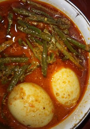 Foto resep Gulai pakis, kacang panjang, dan telor