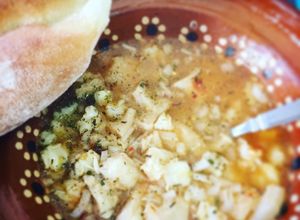 Una foto de Menudo Blanco Dominguero -estilo Chihuahua-