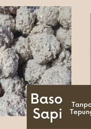 Foto resep Baso Sapi Tanpa Tepung