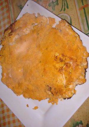 Una foto de Tortilla de zapallo rellena