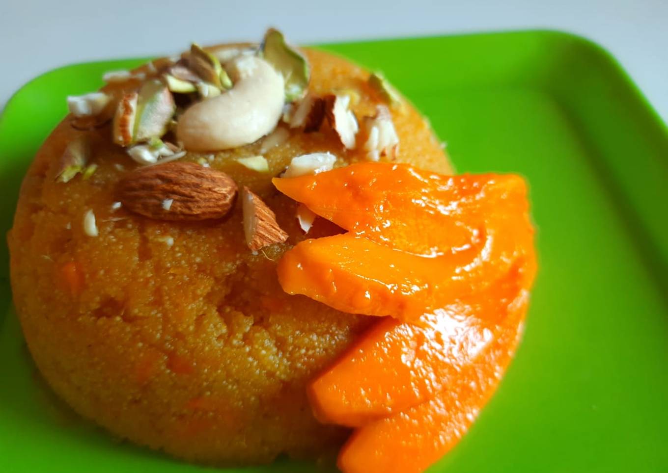 Suji mango sheera