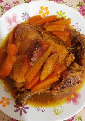 عکسی از دستور خورشت مرغ